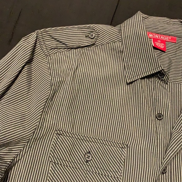 Mens Montage button up long sleeve - Picture 7 of 10